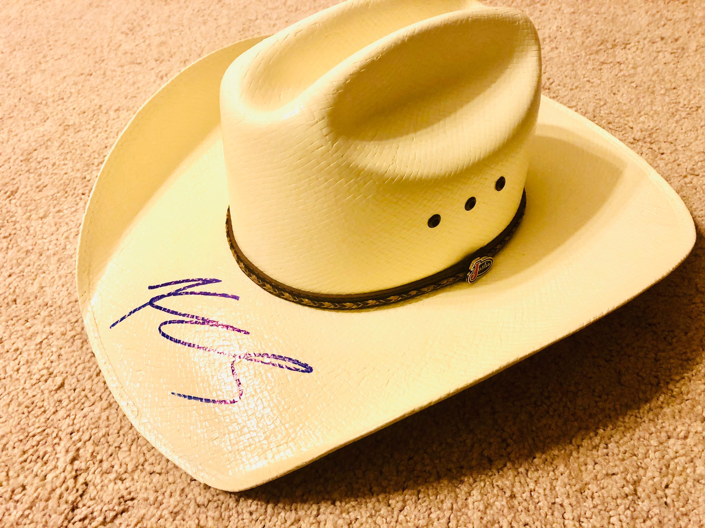 Kenny Chesney Signierter Cowboy Hut Etsy