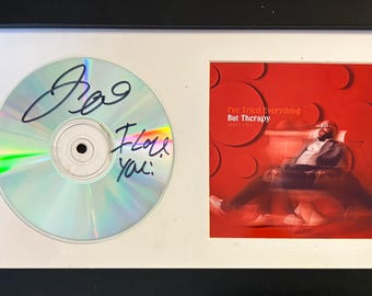 Teddy Swims Signed Framed CD W Cover Photo in 7x13” I've Tried