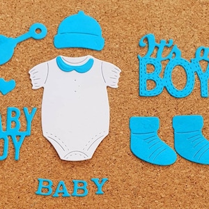 Handmade Baby Pack Die Cuts pour cartes Xcut bébé CRAFT-Blanc Toppers