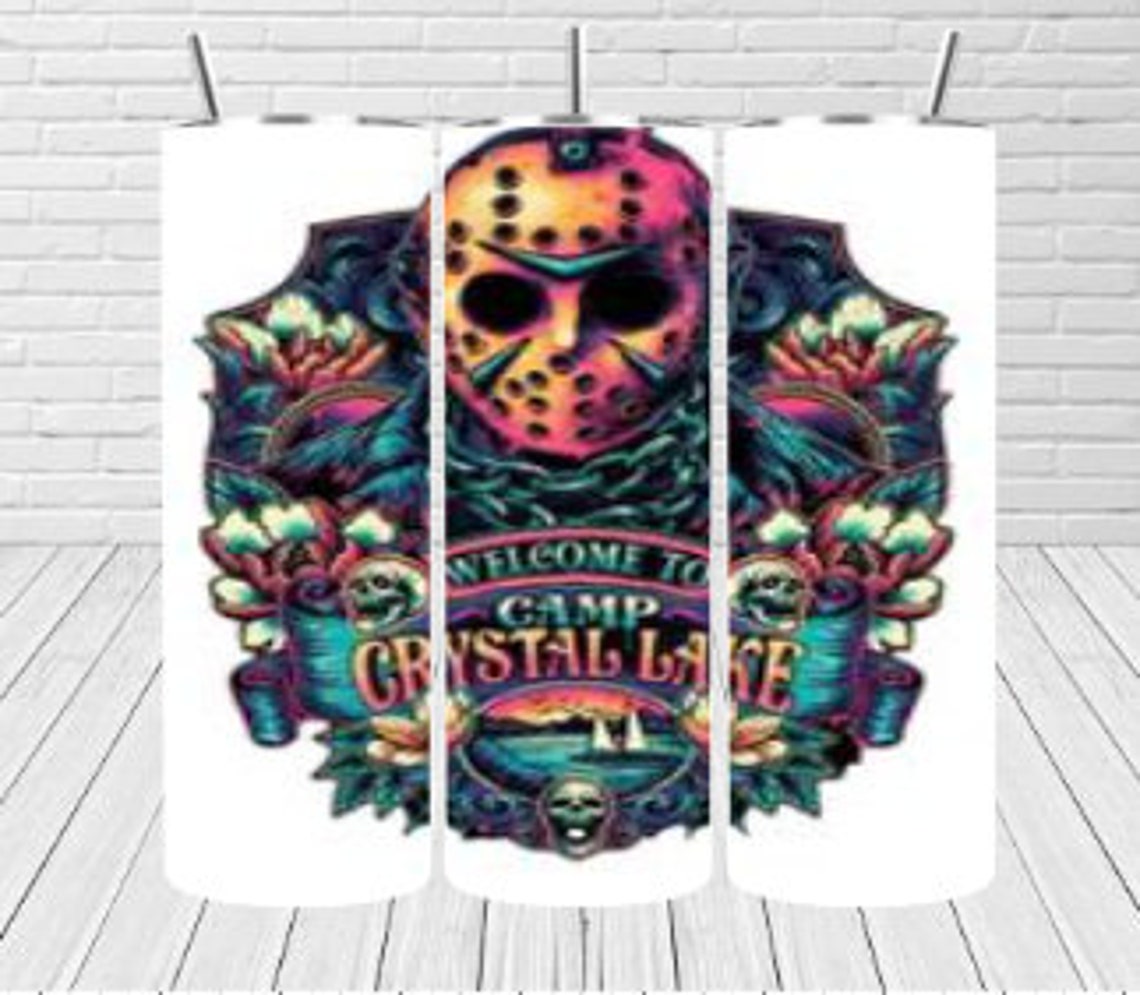 Jason Voorhees Custom Tumbler Etsy