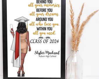 Graduation Gift, Personalized Graduate Photo, Framed Graduation Keepsake, Graduation Plaque, College Graduation, High School Graduation