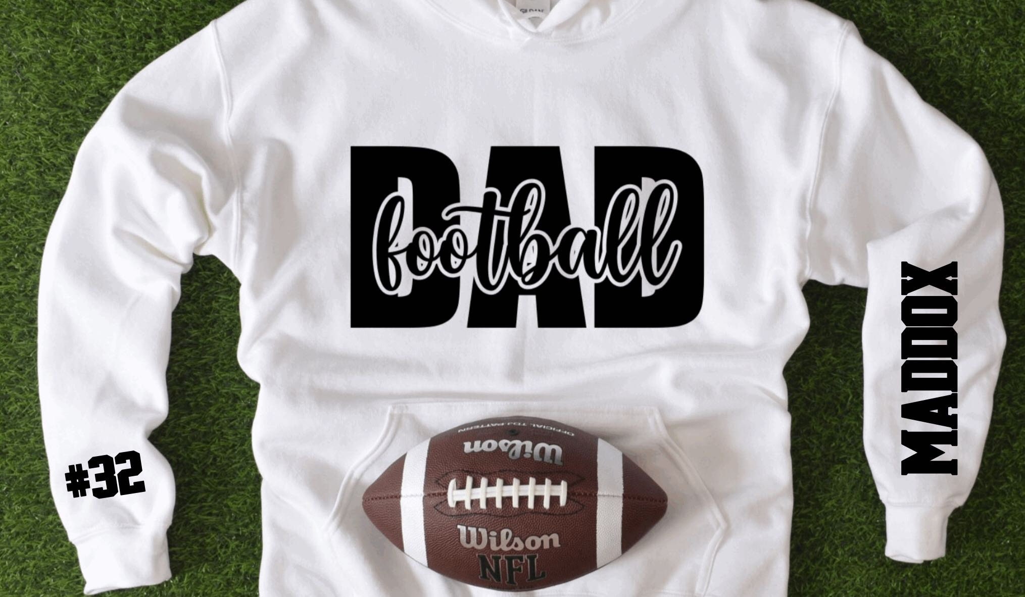 HeSaidSheSaidCompany Football Sweatshirt, Football Shirts for Men, Custom Football Sweatshirts, Football Dad Shirt, Personalized Football Sweater, Team Jersey