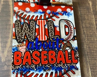 Personalized Baseball Bag Tag, Sports Bag Tag, Baseball Team Keychain, Baseball Team, Baseball Bat Bag Nametag, Custom Baseball Nametag