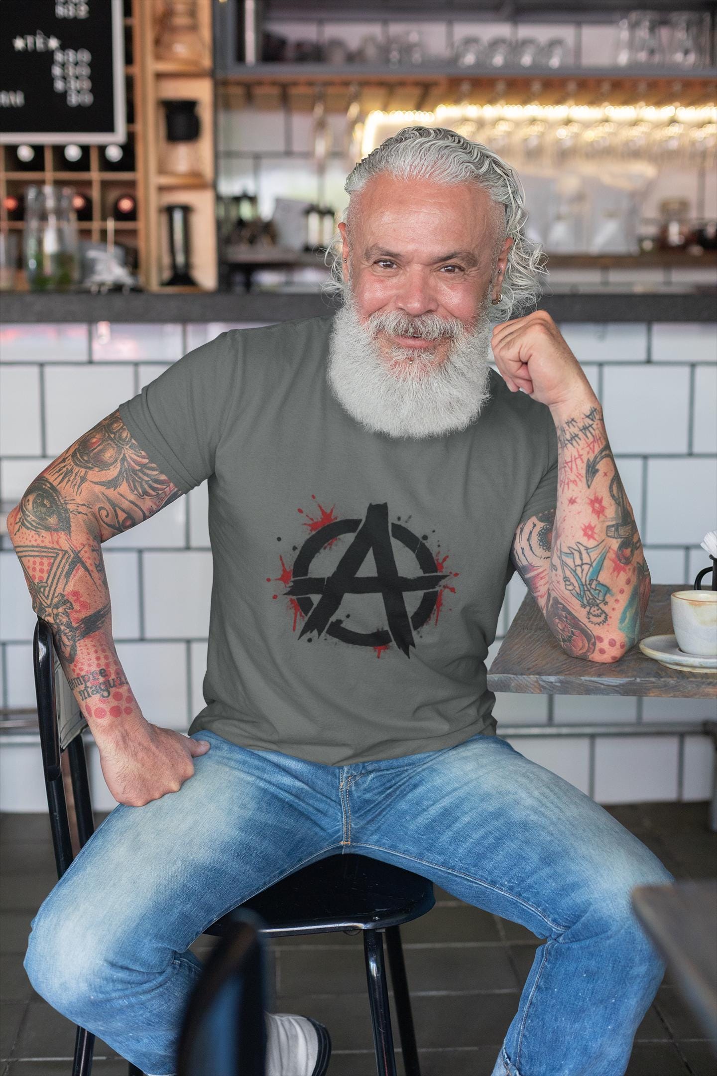 Anarchy Symbol T Shirt - Etsy