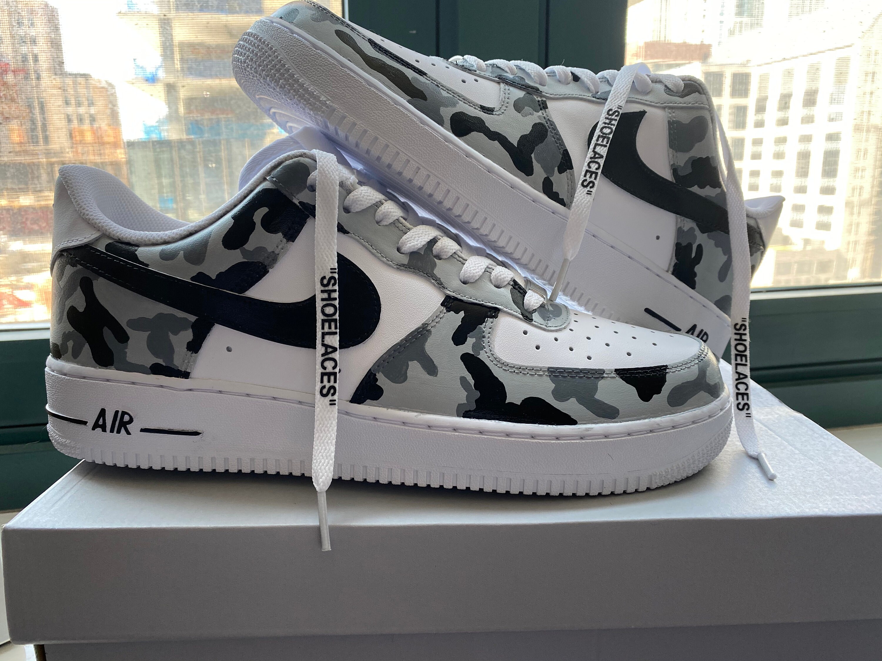 camo air force 1s