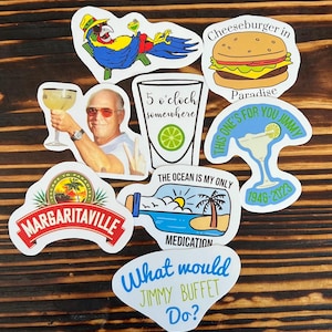 Jimmy Buffet Sticker Pack