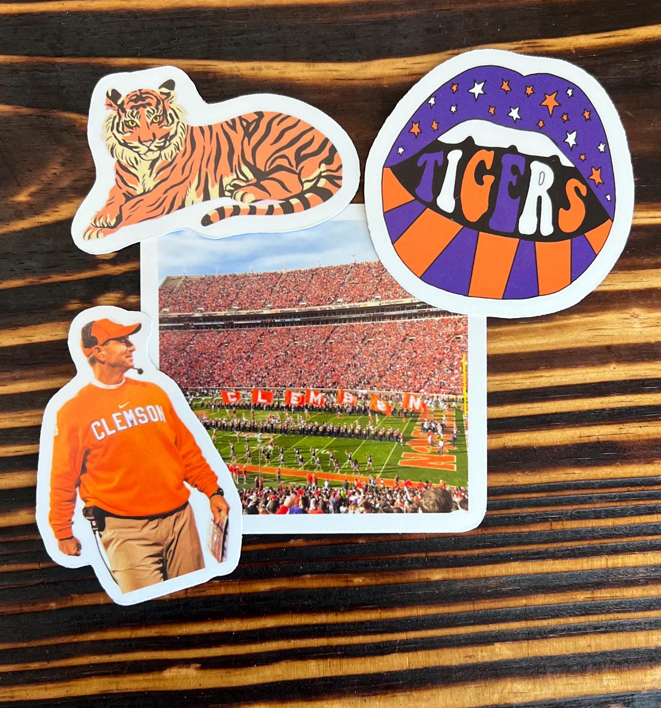 Clemson Sticker Pack - Etsy