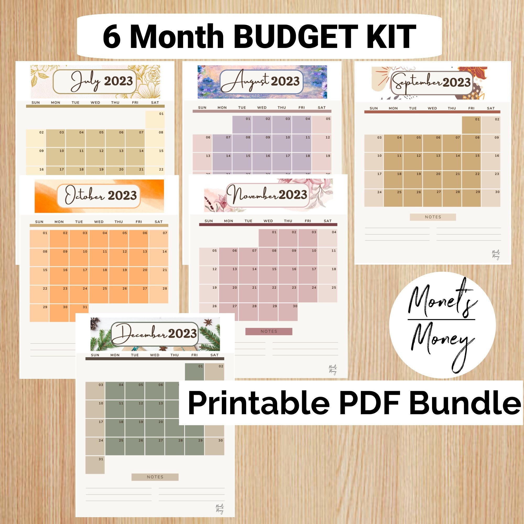 November 2023 Monthly Stickers  7x9 Planner, 8.5x11 Planner & Petite –  Romina Rossa