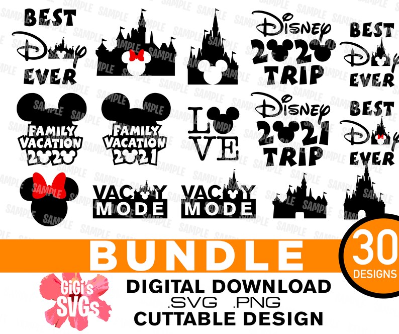 Download Disney Vacation SVG BUNDLE of 30 Disney Trip SVG Best Day ...