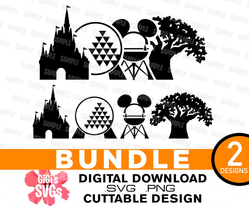 Download Disney World Parks SVG Disney park svg Disney parks svg | Etsy