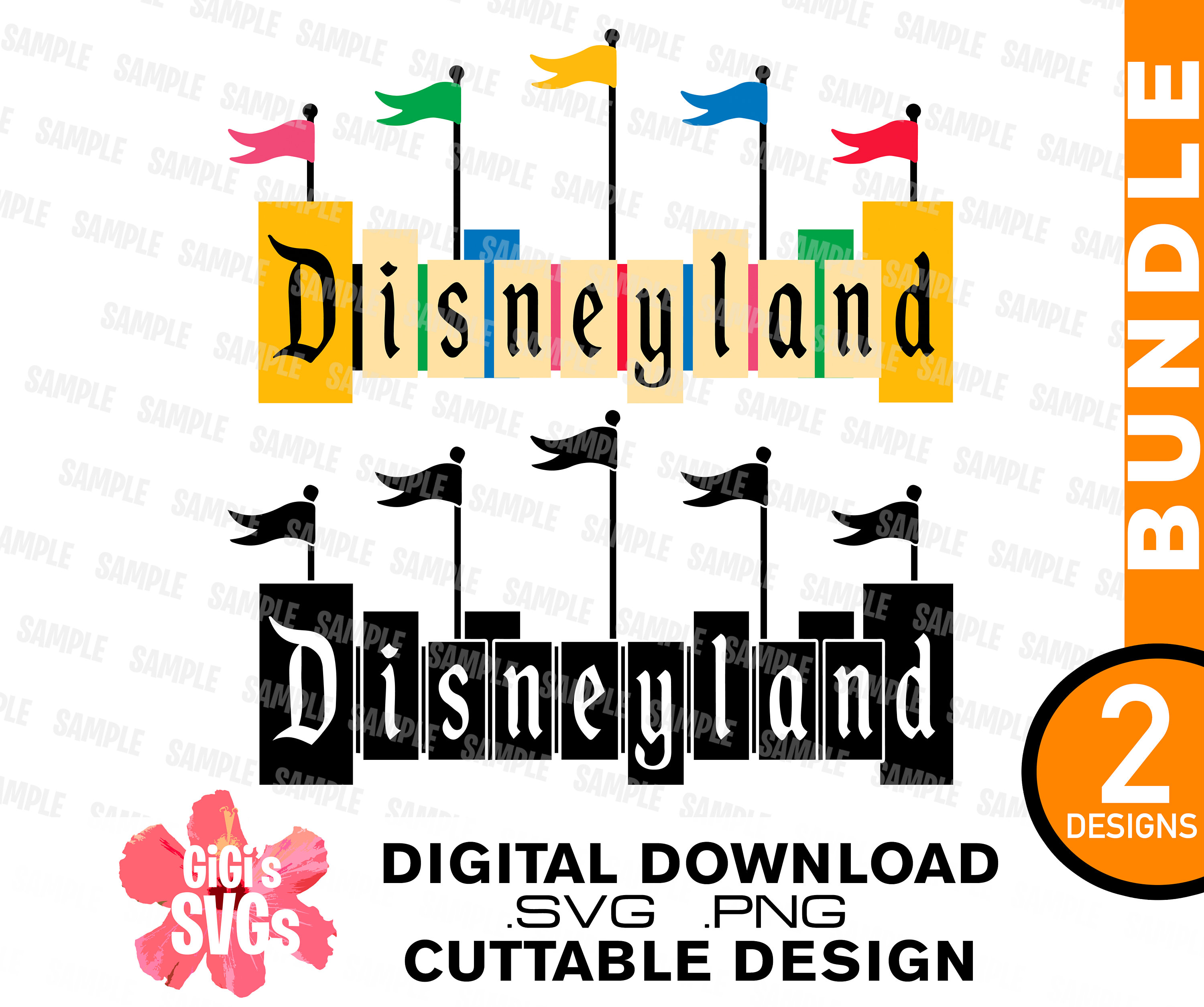 Disneyland svg Disney parks SVG disneyland sign svg vintage | Etsy