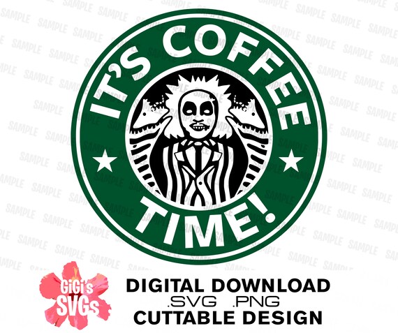 Beetlejuice Starbucks Svg Beetlejuice Svg Starbuck Svg Etsy