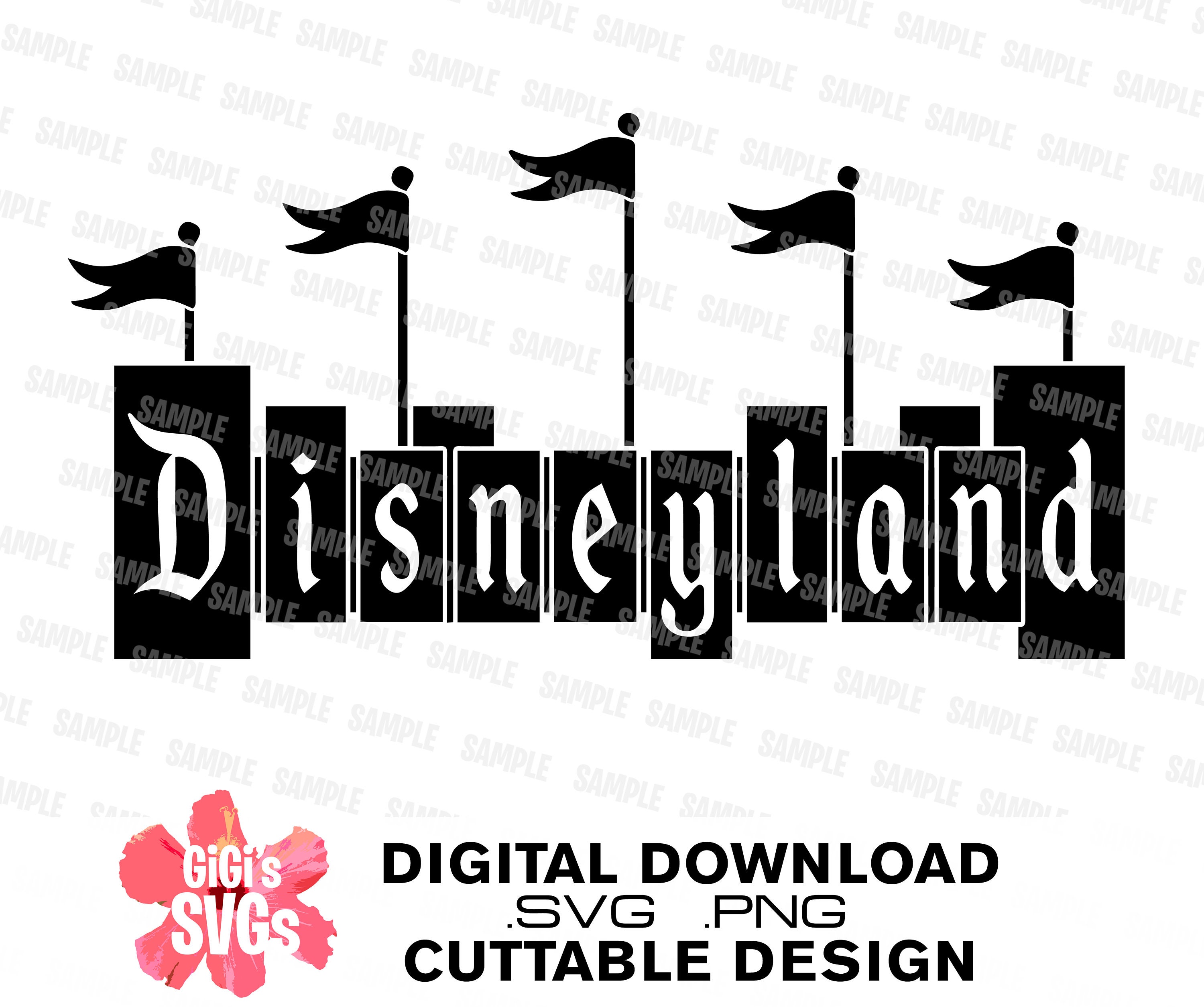 Disneyland Sign SVG