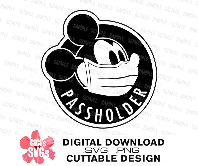 Download Disney Passholder svg Mickey mask Disney svg Annual | Etsy