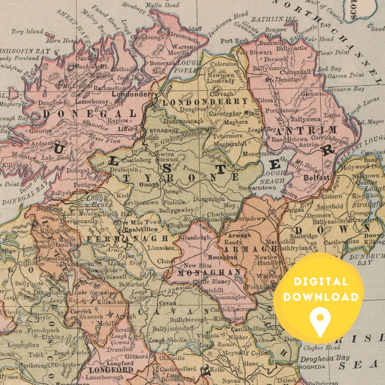 Map of Ireland Printable Ireland - Il 794xN.4493185660 Jac0