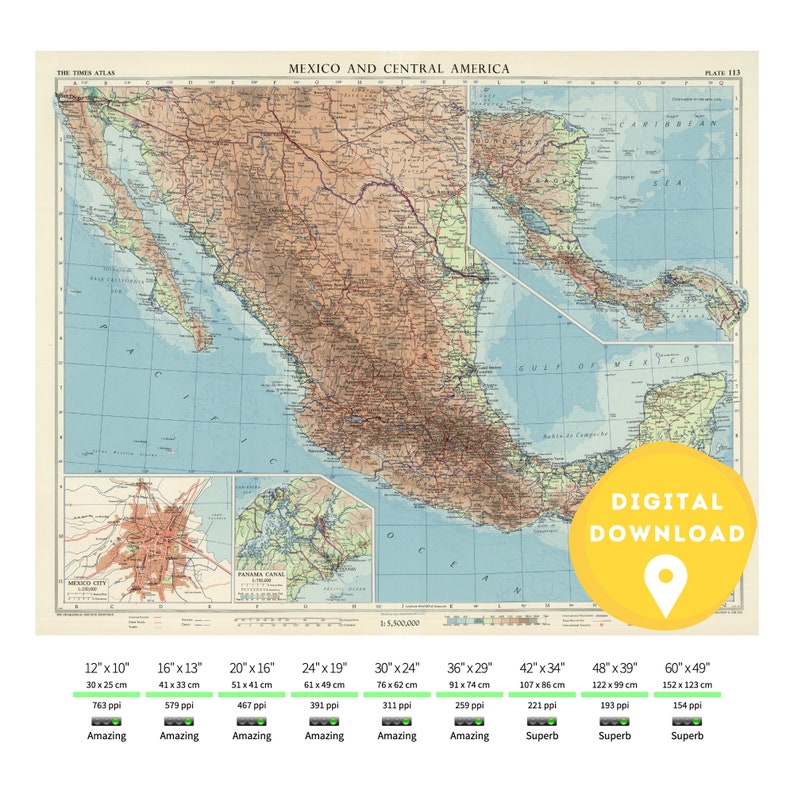 Map of Mexico Printable Mexico - Il 794xN.5832172705 Fmhj 