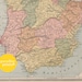Map of Spain, Spain Map Print, Spain Poster, Spain Wall Art, Old Map of ...
