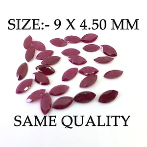 Może przedstawiać: Grupa 20 maronowych kamieni szlachetnych w kształcie markizy, każdy o wymiarach 9 x 4,50 mm.  SIZE:- 9 X 4.50 MM  SAME QUALITY