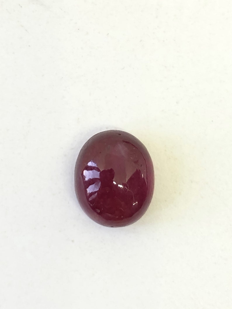 Attractive Fine Quality Ruby Necklace Size 10X8 mm Ruby Loose Gemstone For Ruby Ring 4.56 Ct RUBY Oval Shape Cabochon Ruby Pendant