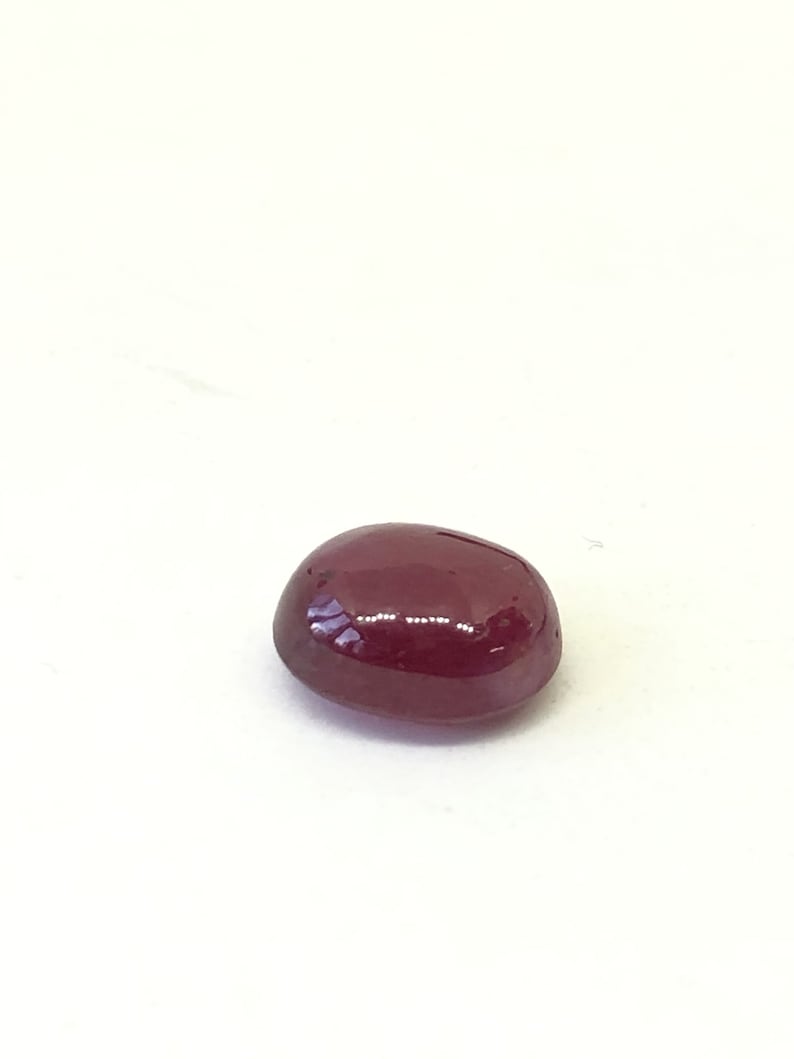 Attractive Fine Quality Ruby Necklace Size 10X8 mm Ruby Loose Gemstone For Ruby Ring 4.56 Ct RUBY Oval Shape Cabochon Ruby Pendant