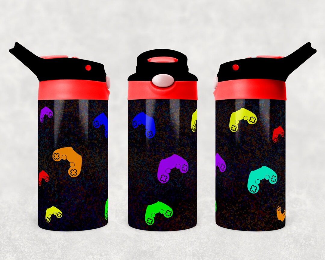 PS5 Kids Tumbler, Gaming Back to School, First Day School Personalized Tumbler, Xbox Tumbler