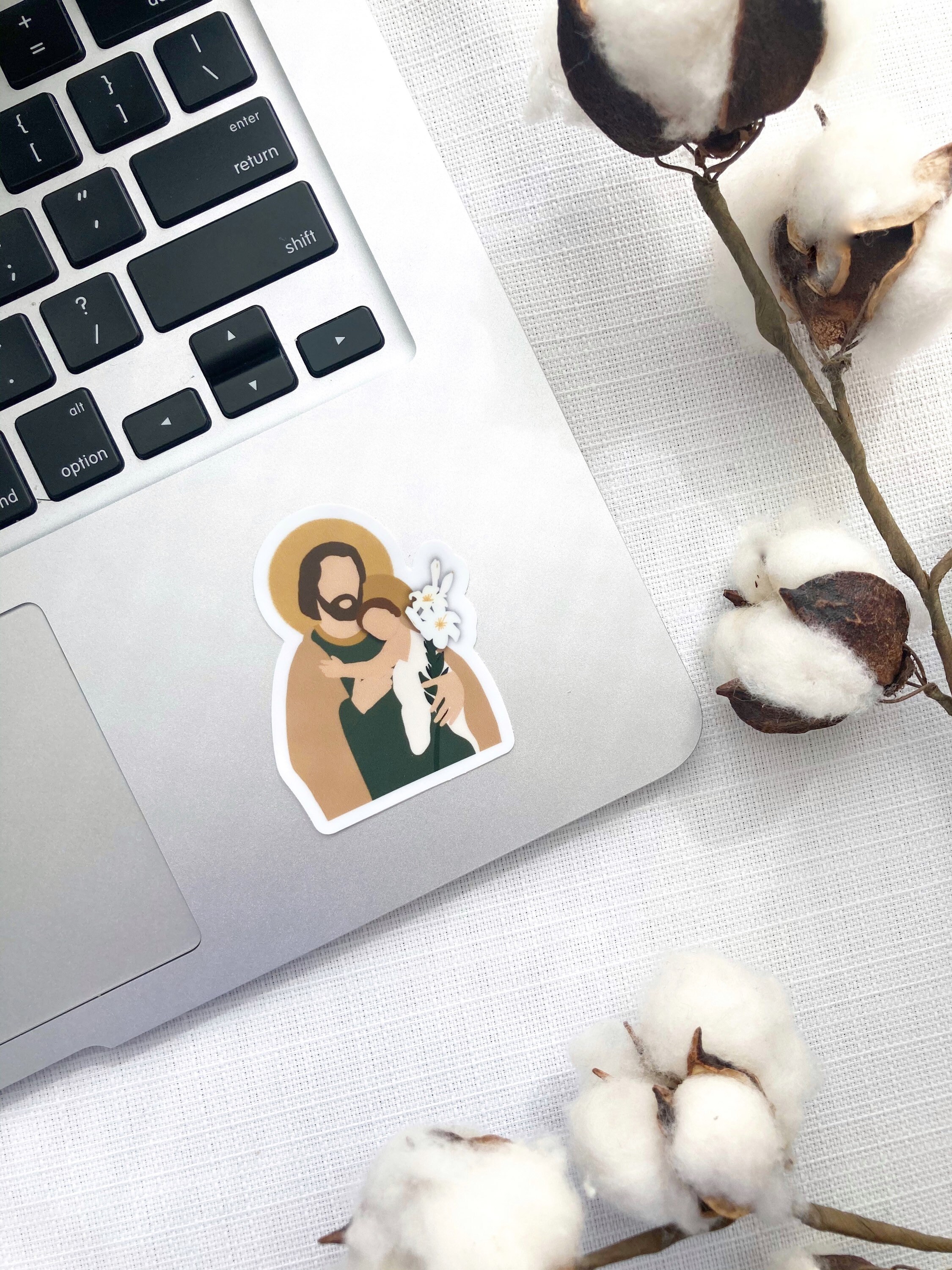 Saint Joseph Vinyl Sticker Catholic Sticker Saint Sticker - Etsy