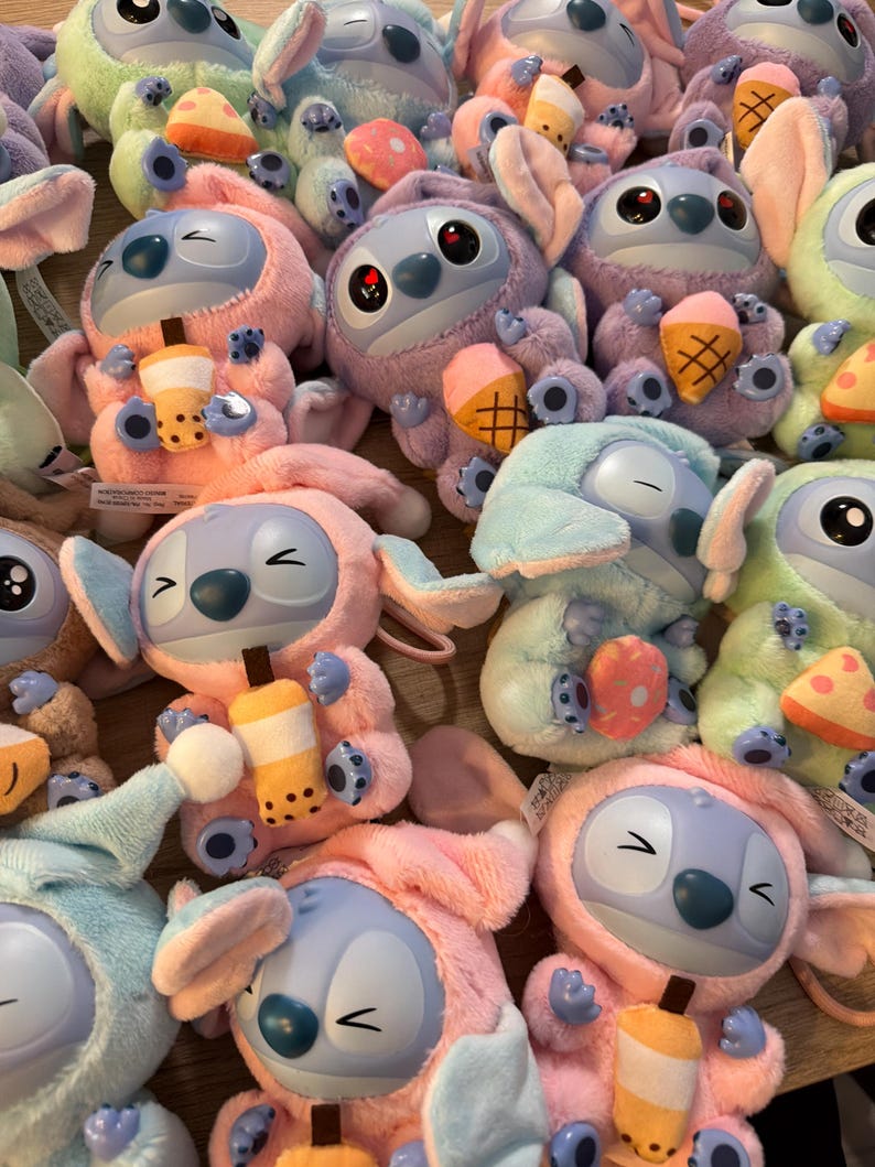 MINISO Disney Stitch Eat Something Before Sleep Collection Vinyl Plush image 2