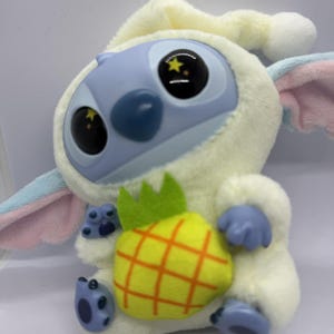 MINISO Disney Stitch Eat Something Before Sleep Collection Vinyl Plush Pineapple