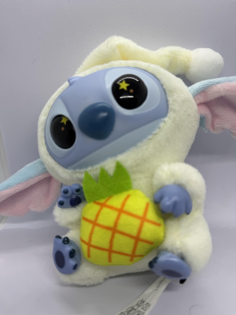 MINISO Disney Stitch Eat Something Before Sleep Collection Vinyl Plush Pineapple