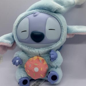MINISO Disney Stitch Eat Something Before Sleep Collection Vinyl Plush Donut
