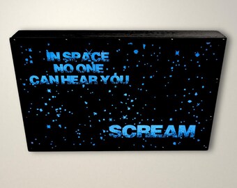 Alien in Space LED Lightbox