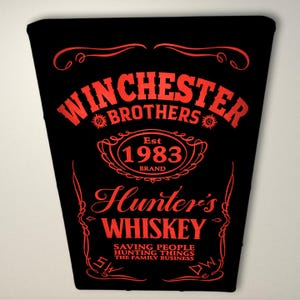 Supernatural Winchester Brothers Hunters Whiskey LED Lightbox