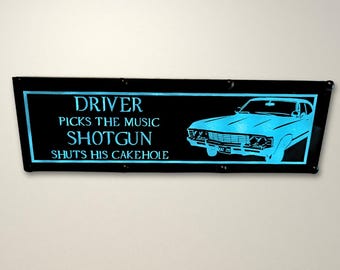Supernatural Driver picks the music LED Lightbox