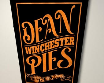 Supernatural Dean Winchester Pies LED Lightbox