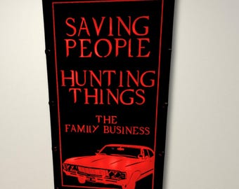 Supernatural Family Business LED Lightbox