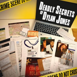 DETECTIVE COLD CASE to solve - Deadly Secrets of Dylan Jones - true crime, cold case files, crime, detective case file, cold case game, gift