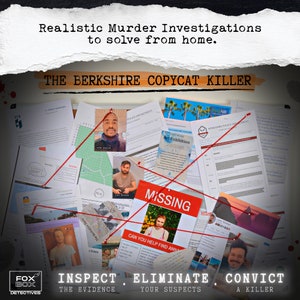 DETECTIVE COLD CASE to solve The Berkshire Copycat Killer true crime, cold case files, cold case, crime, detective case file, date night image 7
