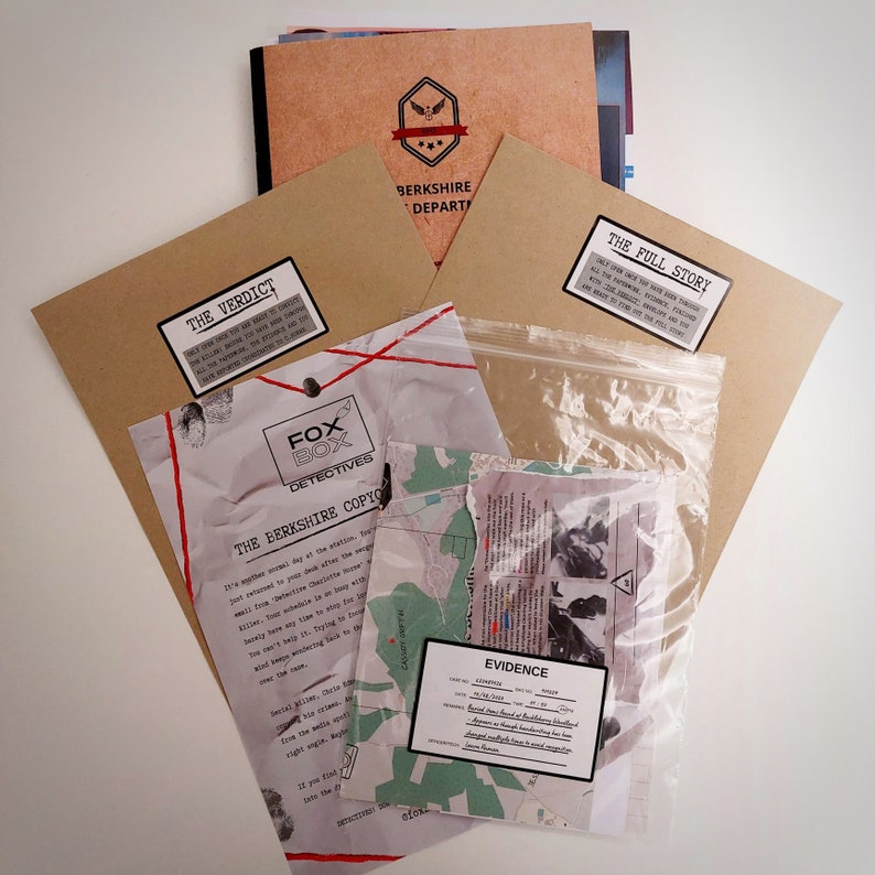 DETECTIVE COLD CASE to Solve the Berkshire Copycat Killer Etsy