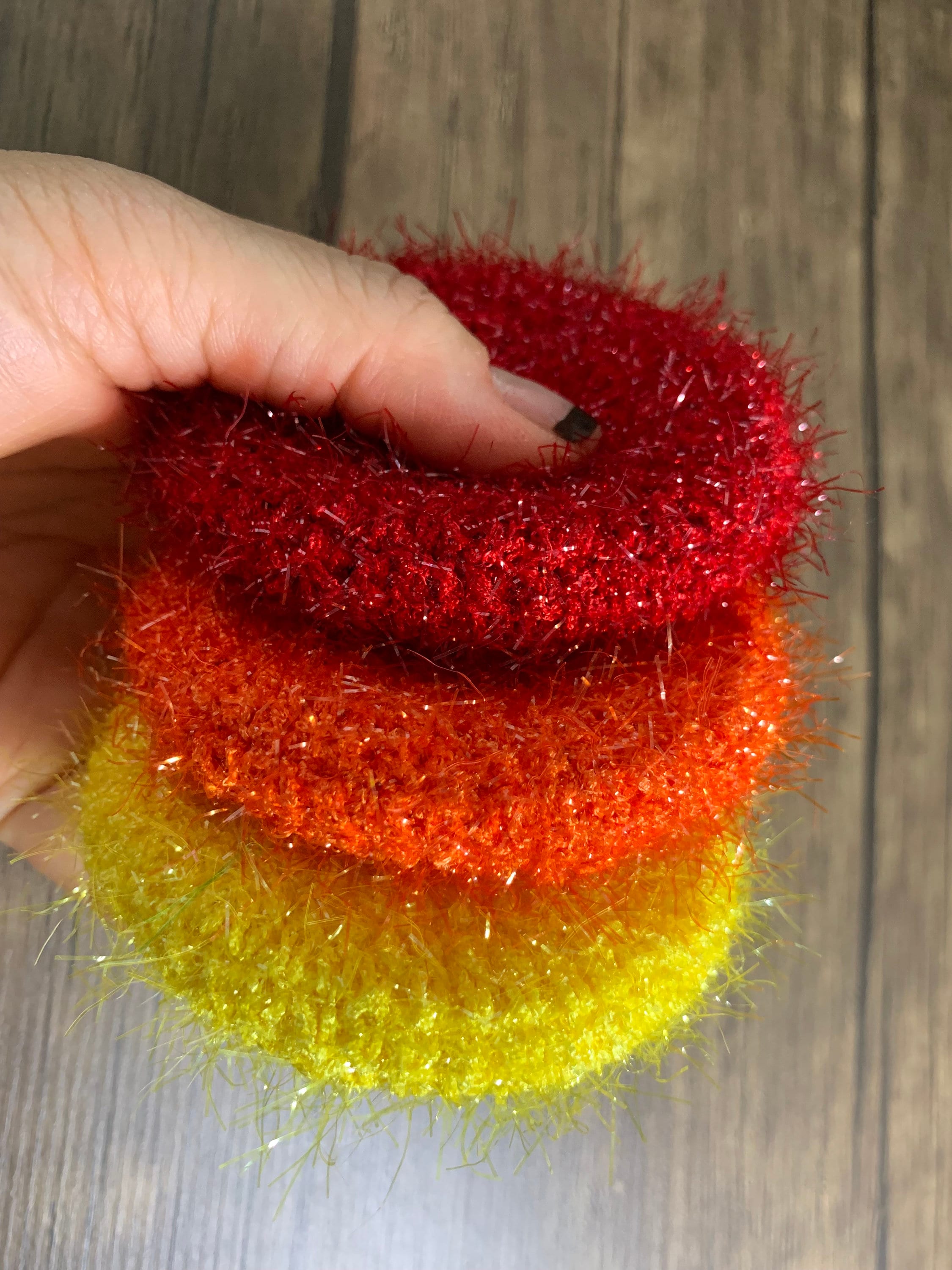 Scrubbies Small but Tough rainbow Colors set of 7 Etsy