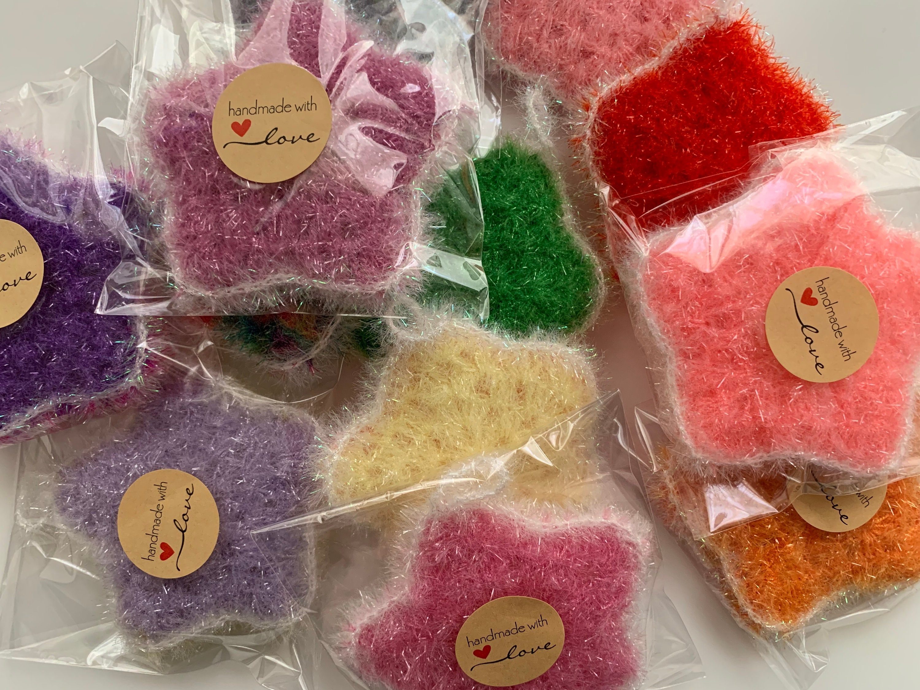 Set of 2 Scrubbies - Stars (random Colors) - Etsy