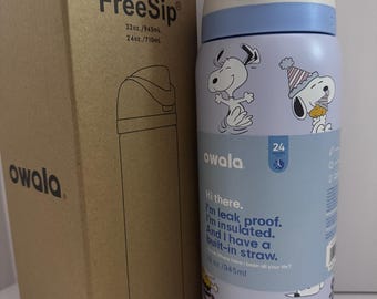 Blauer Snoopy gravierter Awala Becher, 32 Unzen große Tasse