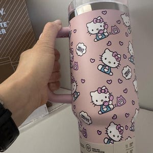 Hello kittys tumbler stanley - Etsy 日本
