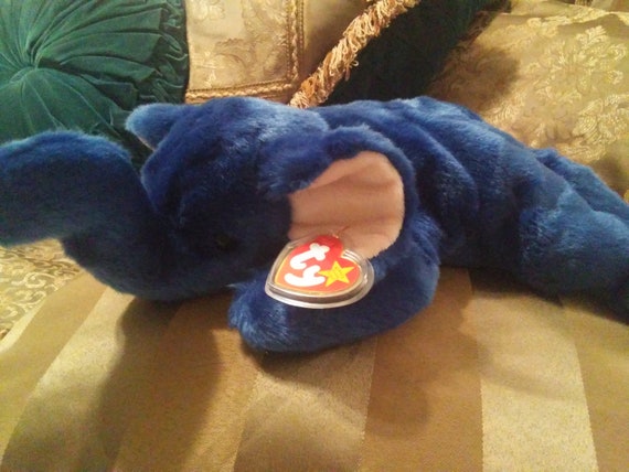 ty beanie buddy peanut the royal blue elephant