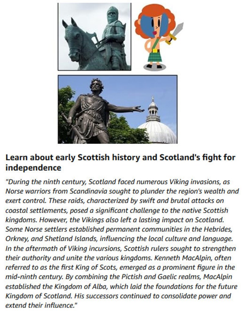 Let's Learn About Scotland! - A History Book for Children, Kids, and ...