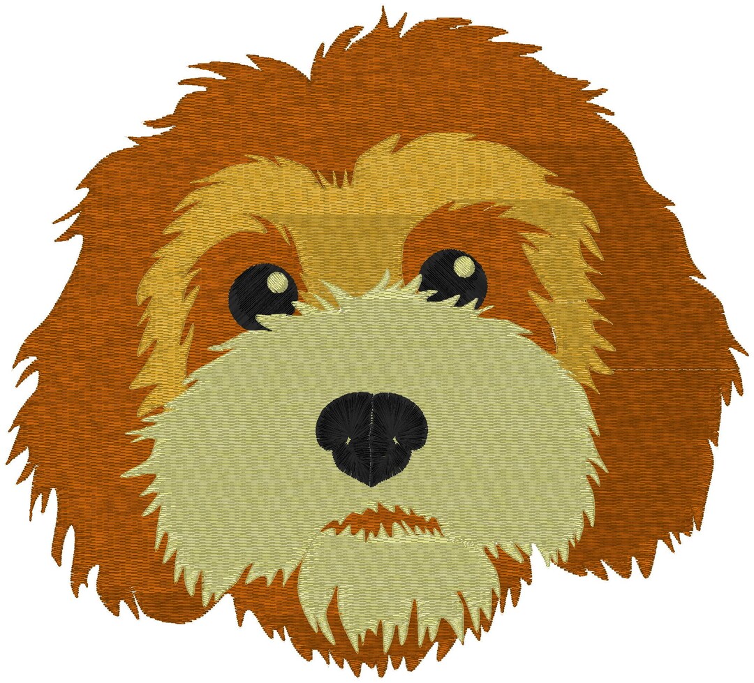 Cockapoo Puppy Embroidery Design, Machine Embroidery (digital Download ...