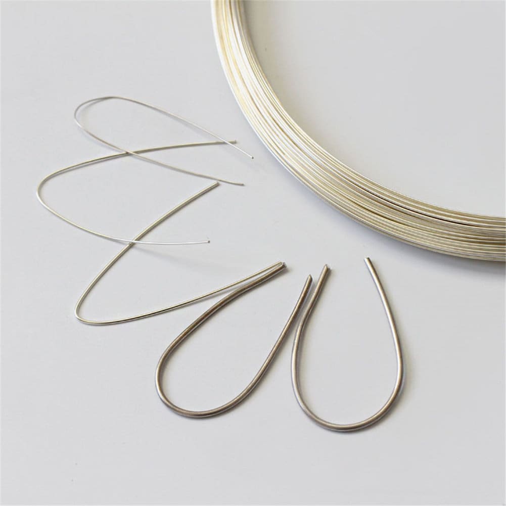 5 Sizes Sterling Silver Wire for Jewelry Making or Earrings Make, Craft