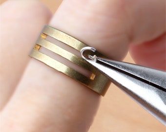 10pcs Jump Ring Ouverture et outil de fermeture pour la fabrication de bijoux et de bricolage craft