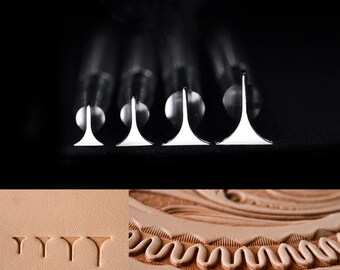 Metall Sattel machen Werkzeuge DIY Leder Staming Printinting Carving Tool auf Spitze anwenden