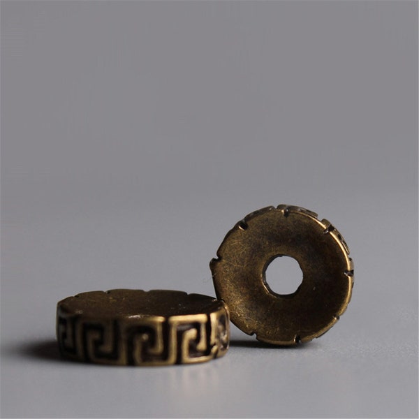 Antique Brass Spacer Beads Metal Spacers for Bracelet Necklace Jewelry Making