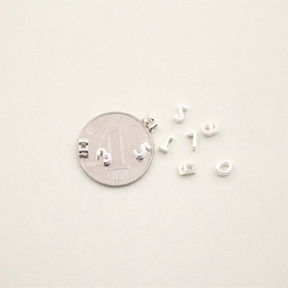 100 Ciondoli Numeri 0-9 Argento - Kit Fai Da Te Per Creazione Gioielli E Scrapbooking